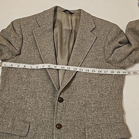 Vintage Chaps by Ralph Lauren camelhair sportcoat small - Picture 7 of 15